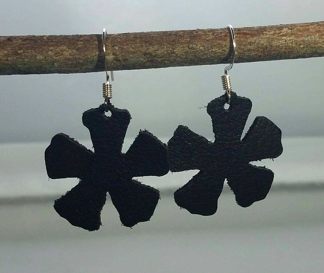 Black Leather Flowers