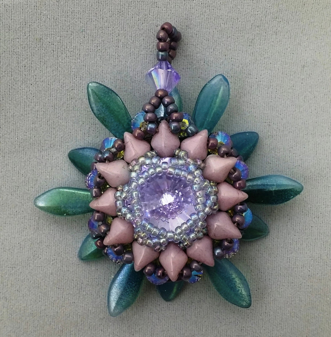 Pink, Purple and Blue Super Nova Pendant