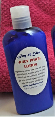 Juicy Peach All Natural Lotion