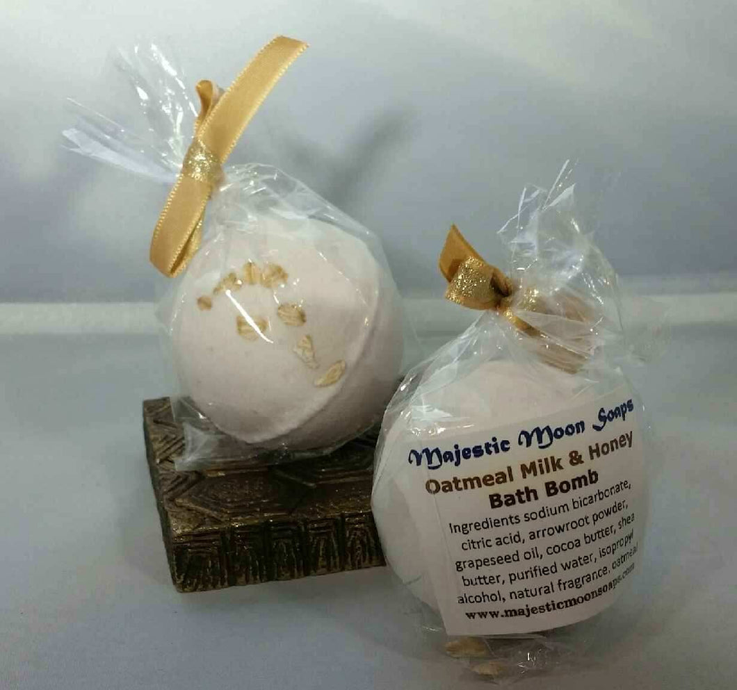 Oatmeal, Milk and Honey Bath Bombs