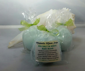 Sea Salt and Agave Bath Bombs
